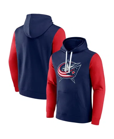 Fanatics Men's Navy Columbus Blue Jackets Team Pullover Hoodie