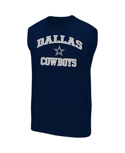 Fanatics Men's Navy Dallas Cowboys Big Tall Hart Soul Muscle Tank Top In Blue