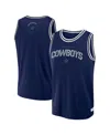 Fanatics Men's Navy Dallas Cowboys Elements Future Ground Jersey Tank Top