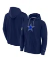 Fanatics Men's Navy Dallas Cowboys Elements Pace Pullover Hoodie In Blue
