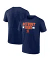 Fanatics Men's Navy Detroit Tigers Close Victory T-shirt In Navy