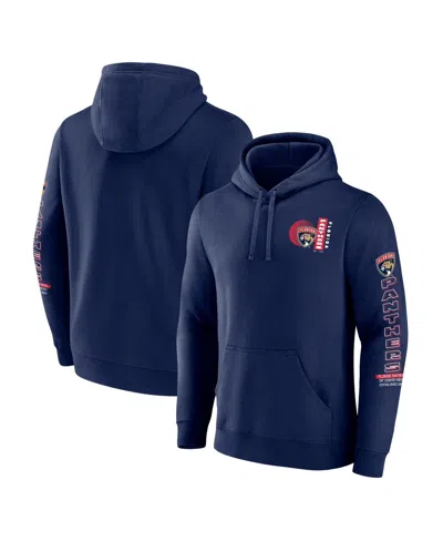 Fanatics Men's Navy Florida Panthers Revolution Pullover Hoodie