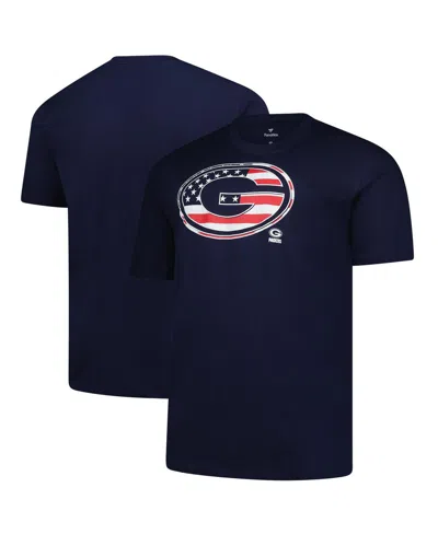 Fanatics Men's Navy Green Bay Packers Big Tall Americana T-shirt In Blue