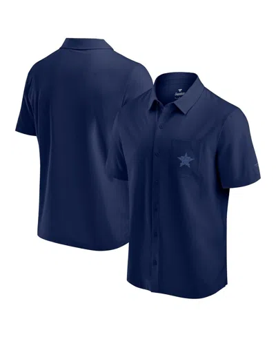 FANATICS MEN'S NAVY HOUSTON ASTROS FRONT OFFICE BUTTON-UP SHIRT