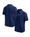 Fanatics Men's Navy Houston Texans Front Office Button-up Shirt In Navy