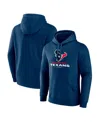 Fanatics Men's Navy Houston Texans Team Lock-up Pullover Hoodie In Navy