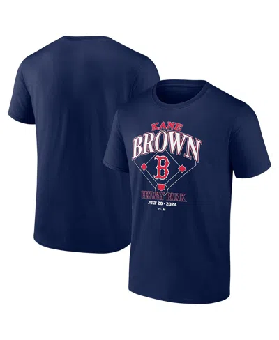 Fanatics Men's Navy Kane Brown X Boston Red Sox T-shirt In Blue