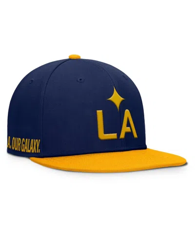 Fanatics Men's Navy La Galaxy Sitter Snapback Hat In Blue