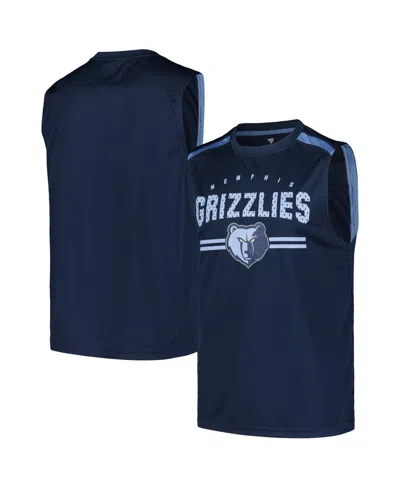 Fanatics Men's Navy Memphis Grizzlies Big Tall Birdseye Muscle Tank Top