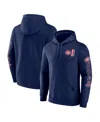 Fanatics Men's Navy Montreal Canadiens Revolution Pullover Hoodie In Blue