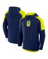 Fanatics Men's Navy Nashville Sc Red Card Transitional Pullover Hoodie In Blue