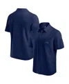 Fanatics Men's Navy New England Patriots Front Office Button-up Shirt In Blue