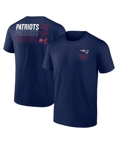 Fanatics Men's Navy New England Patriots Repeat Stats T-shirt