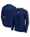 Fanatics Men's Navy New Orleans Pelicans Elements Strive Long Sleeve T-shirt In Blue
