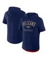 Fanatics Men's Navy New Orleans Pelicans Pass Legend Raglan Hoodie T-shirt In Blue