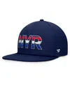Fanatics Men's Navy New York Rangers Authentic Pro Alternate Jersey Snapback Hat In Navy