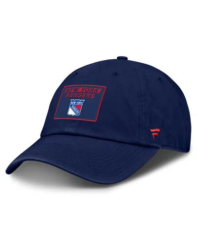 Fanatics Men's Navy New York Rangers Authentic Pro Prime Adjustable Hat In Blue