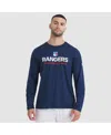 Fanatics Men's Navy New York Rangers Authentic Pro Rink Tech Long Sleeve T-shirt In Blue