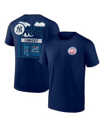 Fanatics Men's Navy New York Yankees Bodega T-shirt In Blue