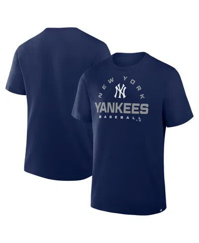 Fanatics Men's Navy New York Yankees Clubhouse Legacy Primary Play T-shirt In Blue