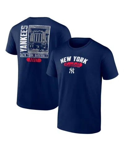 Fanatics Men's Navy New York Yankees Flyer T-shirt In Blue