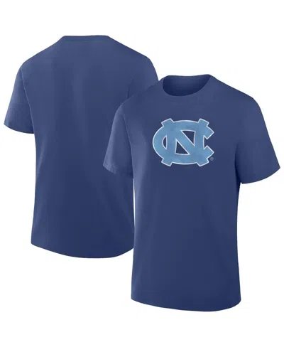 Fanatics Men's Navy North Carolina Tar Heels Big Tall Distressed Vintage Logo T-shirt In Blue