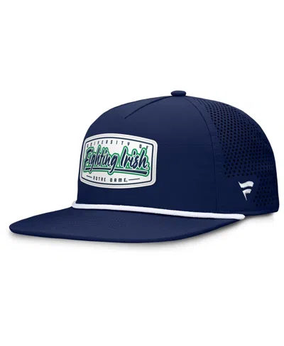 Fanatics Men's Navy Notre Dame Fighting Irish Expedition Rope Adjustable Hat In Blue
