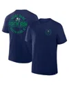 Fanatics Men's Navy Notre Dame Fighting Irish Fastbreak T-shirt In Navy