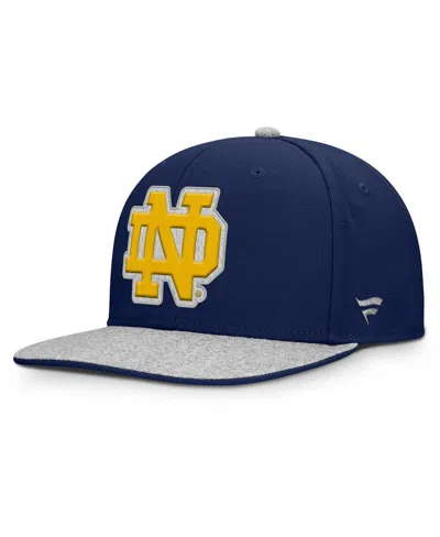 Fanatics Men's Navy Notre Dame Fighting Irish Loden Snapback Hat In Blue