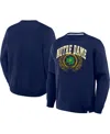 Fanatics Men's Navy Notre Dame Fighting Irish Strength In Unity Legacy Pullover Sweatshirt In Blue