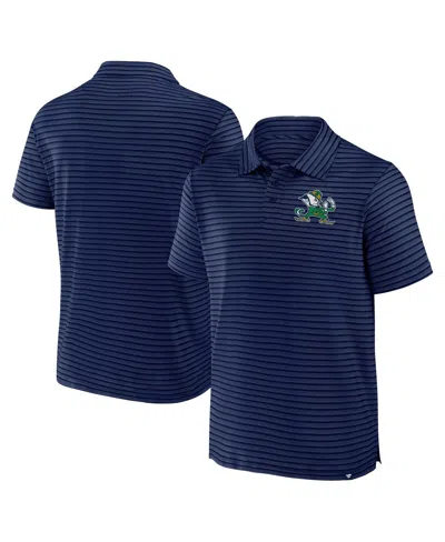 Fanatics Men's Navy Notre Dame Fighting Irish Victory Calls Stripe Polo Shirt In Blue