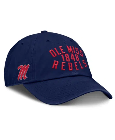 Fanatics Men's Navy Ole Miss Rebels Archer Adjustable Hat In Blue