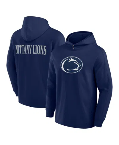 Fanatics Men's Navy Penn State Nittany Lions Blaze Tri-blend Pullover Hoodie
