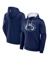 Fanatics Men's Navy Penn State Nittany Lions Defender Dot Faded Primary Pullover Hoodie In Navy