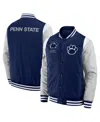 Fanatics Men's Navy Penn State Nittany Lions Elementsâ Elite Full-snap Jacket In Navy