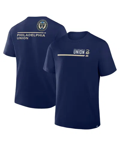 Fanatics Men's Navy Philadelphia Union Corner Kick Legacy T-shirt In Blue