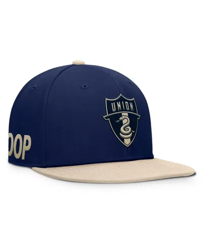 Fanatics Men's Navy Philadelphia Union Sitter Snapback Hat In Blue