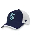 Fanatics Men's Navy Seattle Kraken Authentic Pro Locker Room Trucker Adjustable Hat In Blue