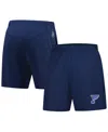 Fanatics Men's Navy St. Louis Blues Tech Training Shorts In Blue