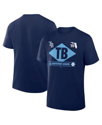 Fanatics Men's Navy Tampa Bay Rays 2025 Spring Training Grapefruit League True Icon T-shirt
