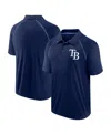 Fanatics Men's Navy Tampa Bay Rays Strong Alone Raglan Polo In Navy