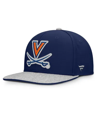 Fanatics Men's Navy Virginia Cavaliers Loden Snapback Hat In Blue