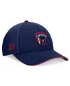 Fanatics Men's Navy Washington Capitals 2024 Nhl Draft On Stage Trucker Adjustable Hat In Navy,red