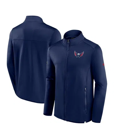 Fanatics Men's Navy Washington Capitals Authentic Pro Full-zip Jacket