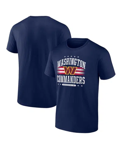 Fanatics Men's Washington Commanders Americana T-shirt In Navy
