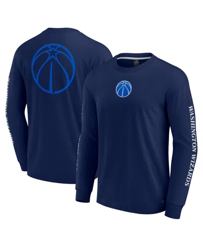 Fanatics Men's Navy Washington Wizards Elements Strive Long Sleeve T-shirt
