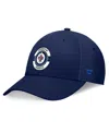 Fanatics Men's Navy Winnipeg Jets Authentic Pro Training Camp Flex Hat In Navy