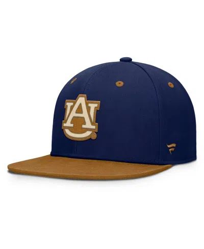 Fanatics Men's Navy/brown Auburn Tigers Nobo Fitted Hat In Multi