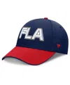 Fanatics Men's Navy/red Florida Panthers Authentic Pro Rink Team Code Flex Hat In Blue
