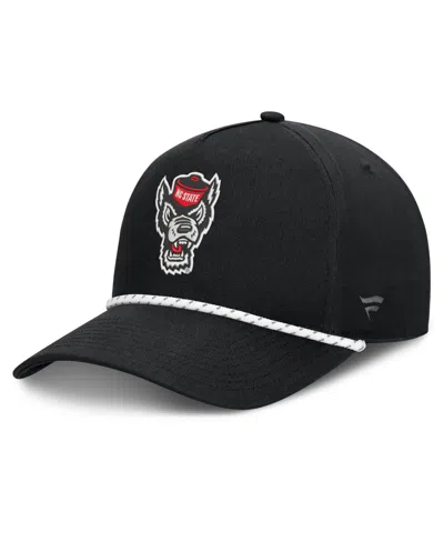 Fanatics Men's Nc State Wolfpack Undertone Rope Adjustable Hat In Black,white